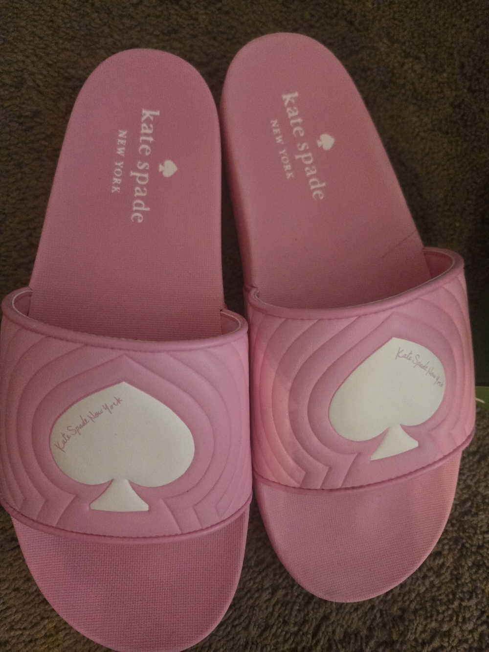Kate Spade Pink Slides - Picture 2 of 5
